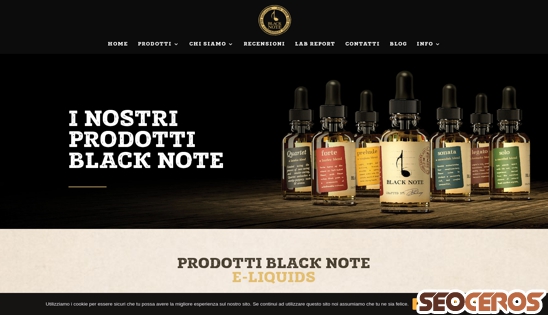 blacknoteshop.it/prodotti-black-note desktop anteprima