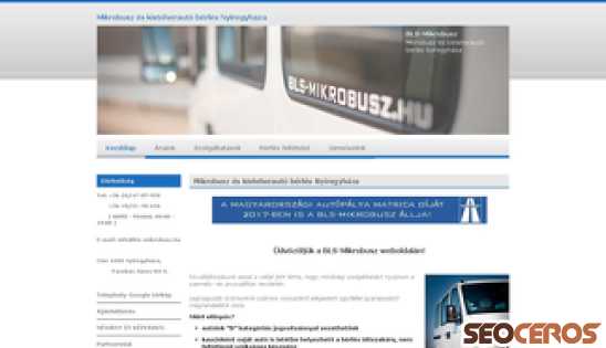 bls-mikrobusz.hu desktop náhľad obrázku