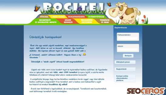 bocitej.hu desktop előnézeti kép