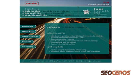 bodi-automentes.hu desktop előnézeti kép