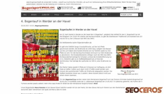 bogensportwelt.de/4-Bogenlauf-in-Werder-an-der-Havel desktop Vorschau