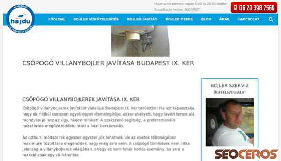 bojler-javitas.hu/csopogo-hajdu-villanybojler-javitas-budapest-ix-ker desktop प्रीव्यू 