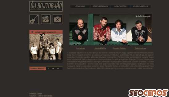 bojtorjan.hu desktop előnézeti kép
