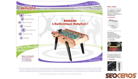 bonzini.com desktop prikaz slike