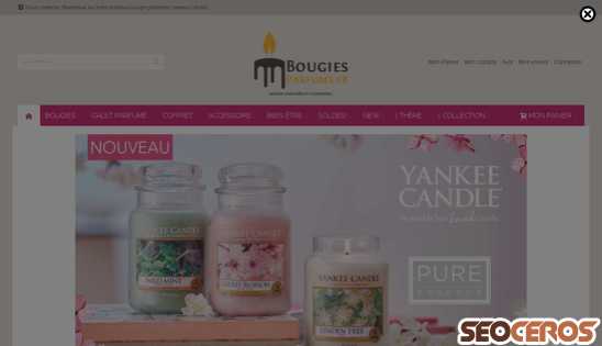 bougies-parfums.fr desktop vista previa