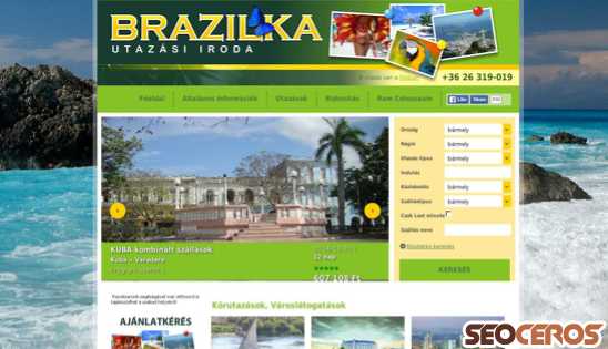 brazilka.hu desktop náhľad obrázku