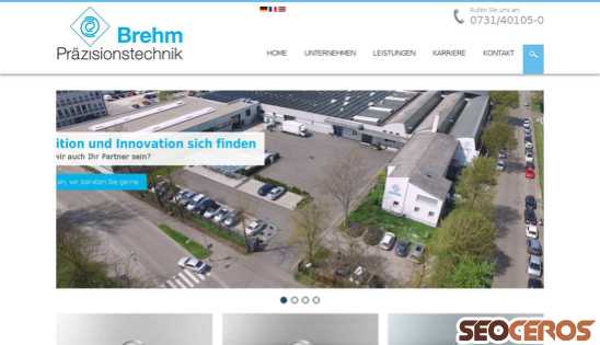 brehm-praezision.de desktop náhľad obrázku