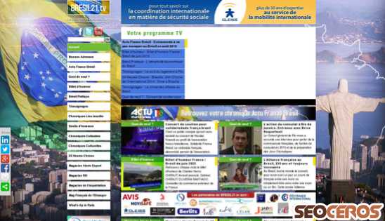 bresil21.tv desktop náhľad obrázku