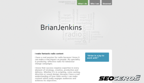 brianjenkins.co.uk desktop előnézeti kép
