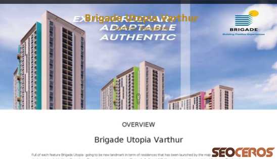 brigadeutopiavarthur.in desktop náhľad obrázku