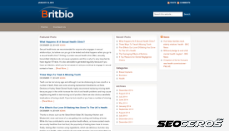 britbio.co.uk desktop náhled obrázku