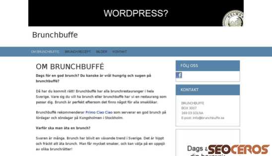 brunchbuffe.se desktop előnézeti kép