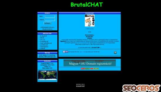 brutalchat.hu desktop előnézeti kép