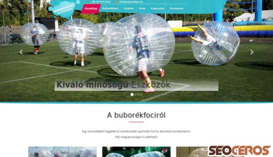 buborekfoci.hu desktop náhľad obrázku