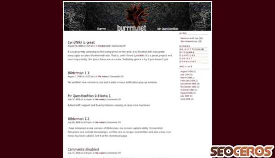 burrrn.net desktop Vista previa