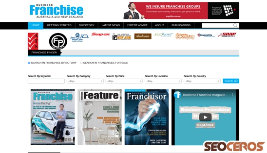 businessfranchiseaustralia.com.au desktop náhled obrázku