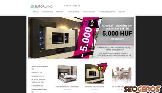 butorland.hu desktop náhľad obrázku