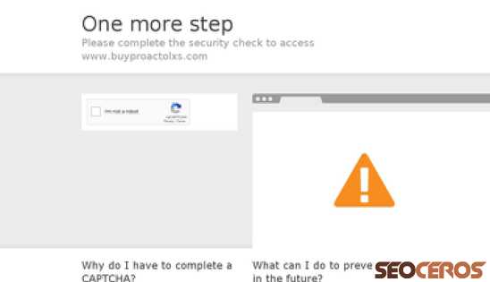 buyproactolxs.com desktop Vista previa