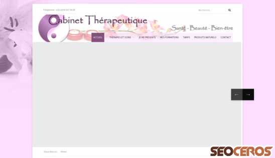 cabinet-therapeutique.ch desktop preview