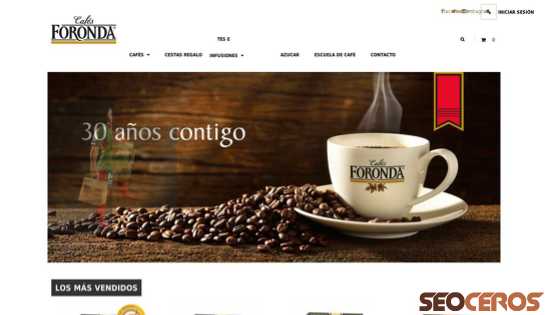 cafesforonda.com desktop náhled obrázku
