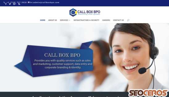 callboxbpo.com desktop Vista previa