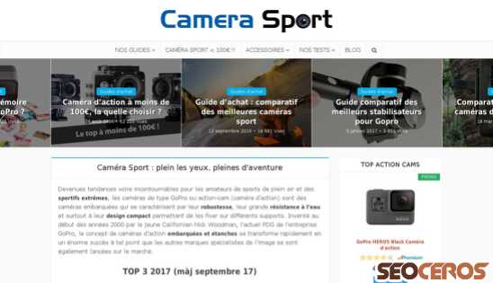 camerasport.info desktop obraz podglądowy
