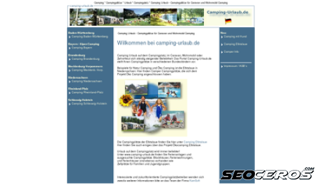 camping-urlaub.de desktop náhľad obrázku