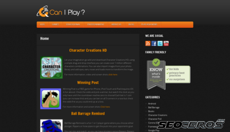 caniplay.co.uk desktop náhled obrázku