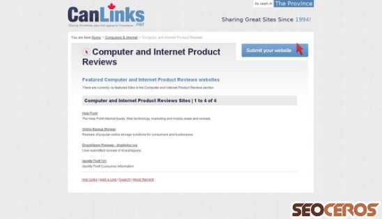 canlinks.net/display/computer/product-reviews desktop förhandsvisning