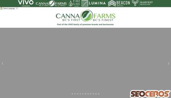 cannafarms.ca desktop förhandsvisning