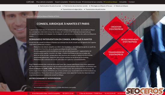 capexia.fr/conseil-juridique desktop förhandsvisning