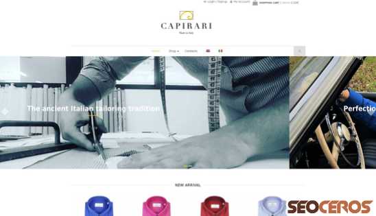 capirari.com desktop előnézeti kép