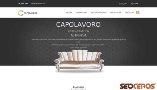 capolavoro.hu desktop náhľad obrázku