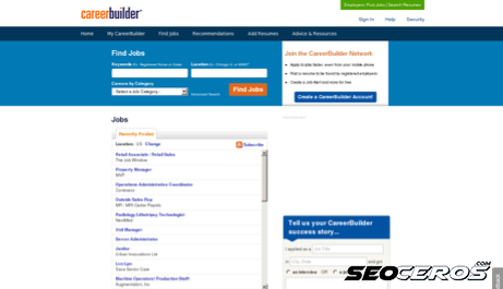 careerbuilder.com desktop előnézeti kép