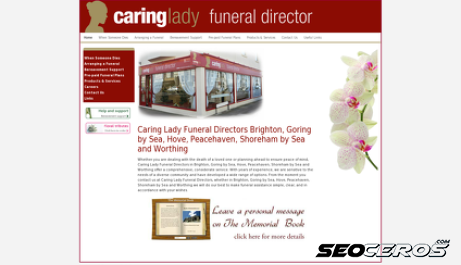 caringlady.co.uk desktop förhandsvisning