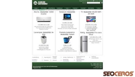 carlosgutierrez.com.uy desktop előnézeti kép