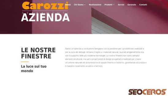 carozziserramenti.it/azienda desktop náhľad obrázku