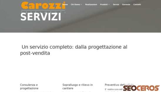 carozziserramenti.it/servizi desktop előnézeti kép