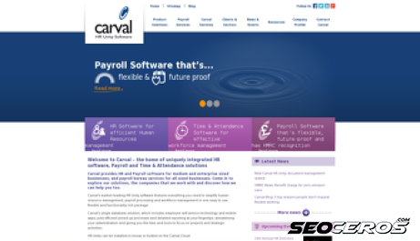 carval.co.uk desktop preview