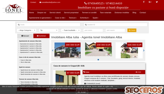 casealba.ro desktop förhandsvisning