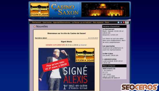 casinodesaxon.ch desktop náhled obrázku