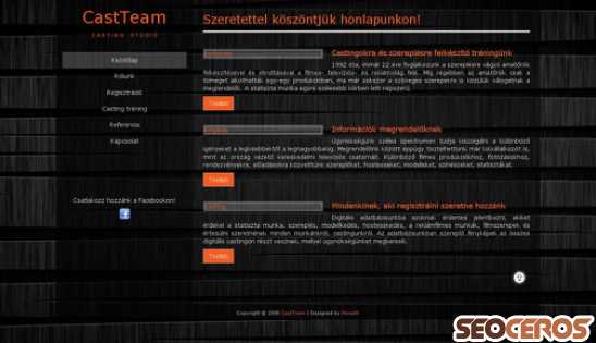 castteam.hu desktop előnézeti kép