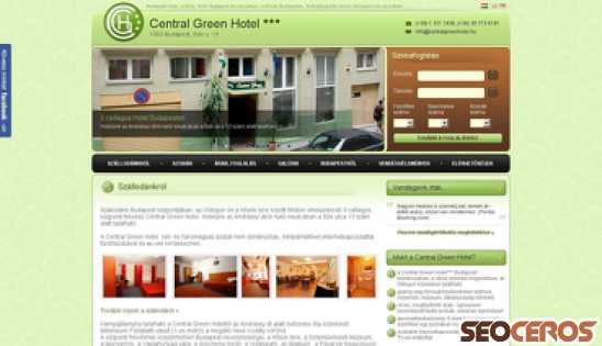 centralgreenhotel.hu desktop előnézeti kép
