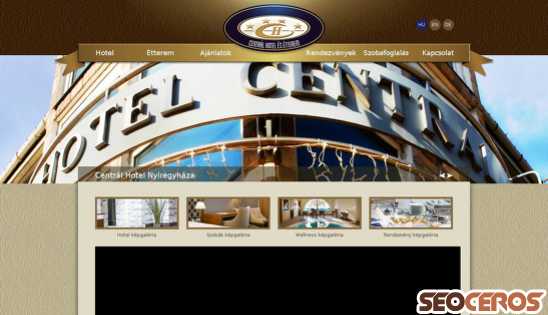 centralhotel.hu desktop náhled obrázku