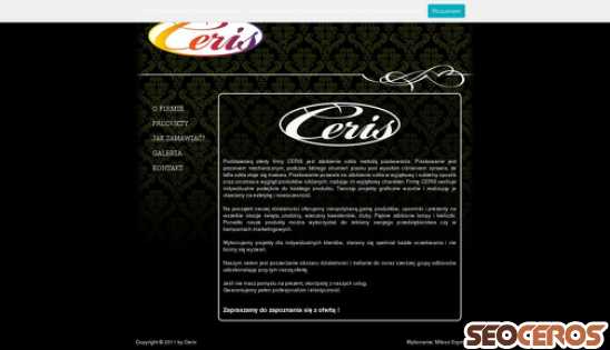 ceris.com.pl desktop vista previa