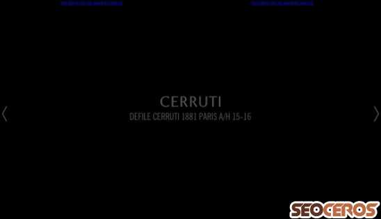 cerruti.com desktop previzualizare