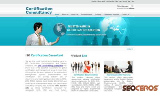 certificationconsultancy.com desktop anteprima