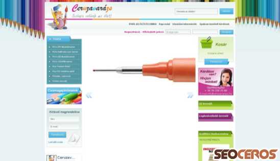ceruzavarazs.hu desktop előnézeti kép