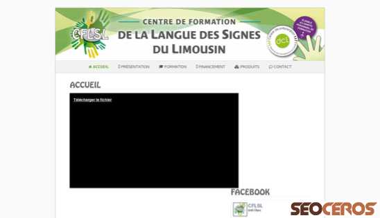 cflsl.fr desktop Vista previa