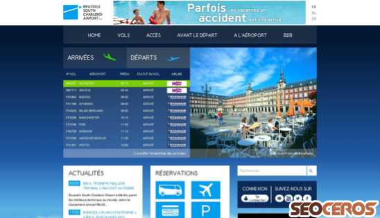 charleroi-airport.com desktop náhled obrázku